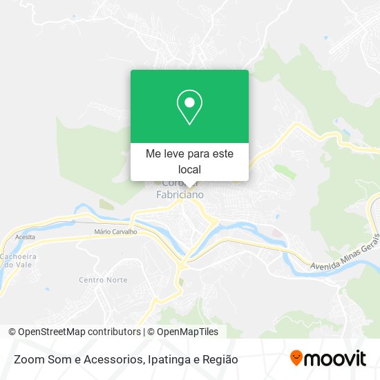 Zoom Som e Acessorios mapa