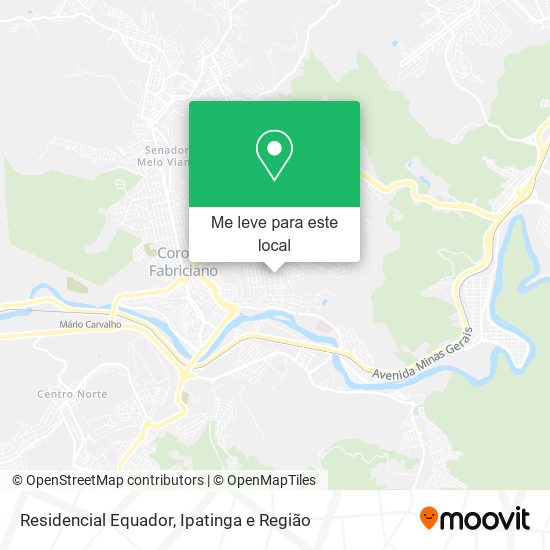 Residencial Equador mapa