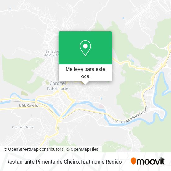 Restaurante Pimenta de Cheiro mapa