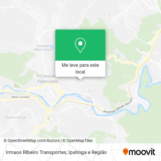 Irmaos Ribeiro Transportes mapa