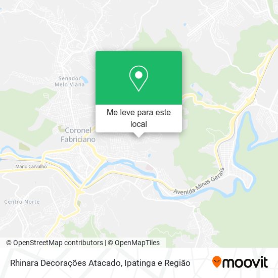 Rhinara Decorações Atacado mapa