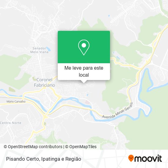 Pisando Certo mapa