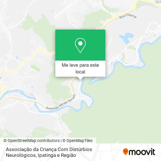 Associação da Criança Com Distúrbios Neurológicos mapa