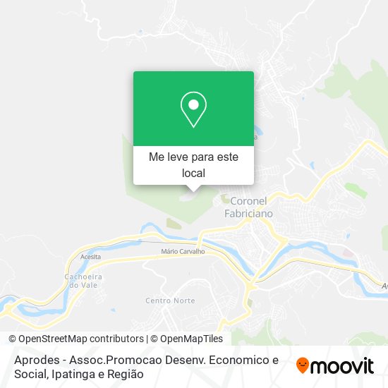 Aprodes - Assoc.Promocao Desenv. Economico e Social mapa