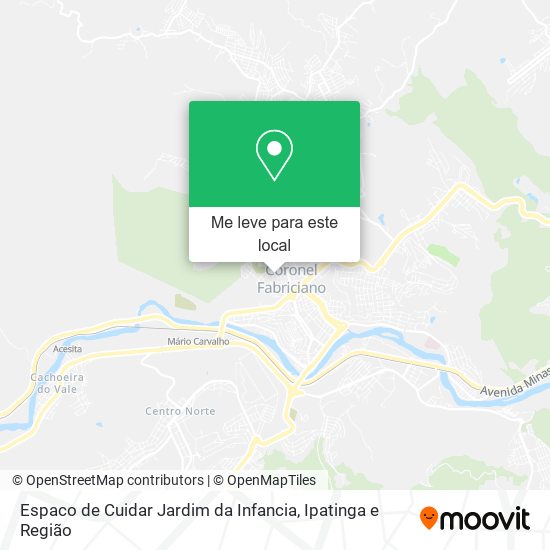 Espaco de Cuidar Jardim da Infancia mapa