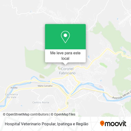 Hospital Veterinario Popular mapa