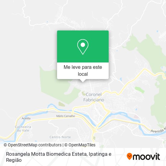 Rosangela Motta Biomedica Esteta mapa