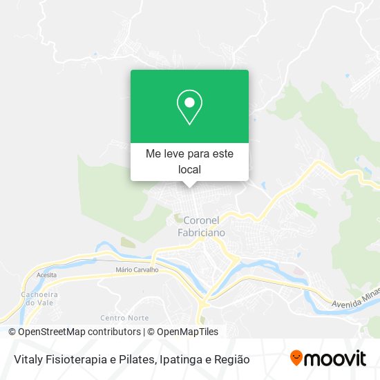 Vitaly Fisioterapia e Pilates mapa