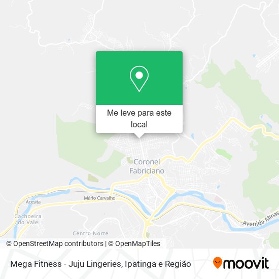 Mega Fitness - Juju Lingeries mapa