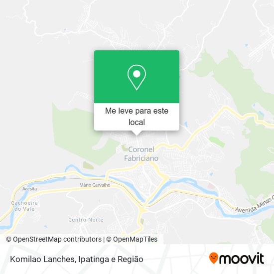 Komilao Lanches mapa