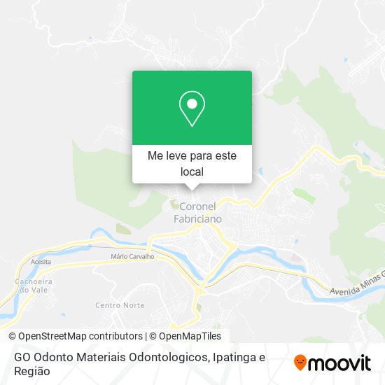 GO Odonto Materiais Odontologicos mapa