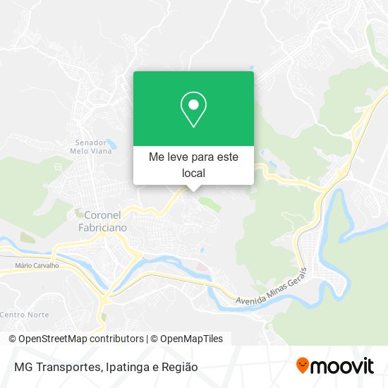 MG Transportes mapa