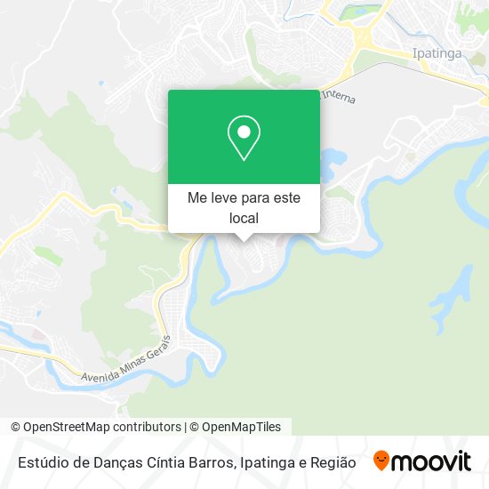 Estúdio de Danças Cíntia Barros mapa