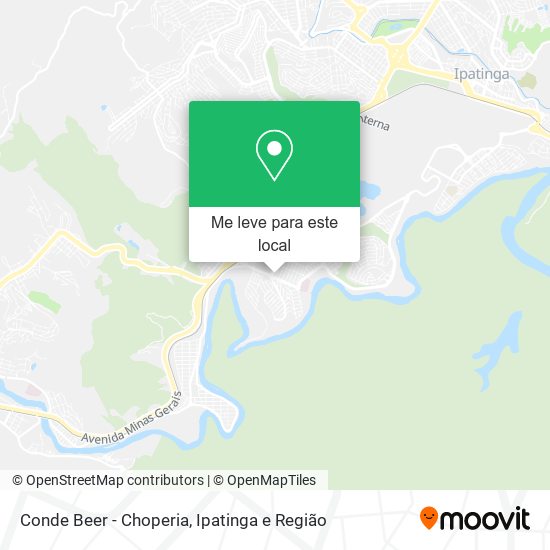 Conde Beer - Choperia mapa