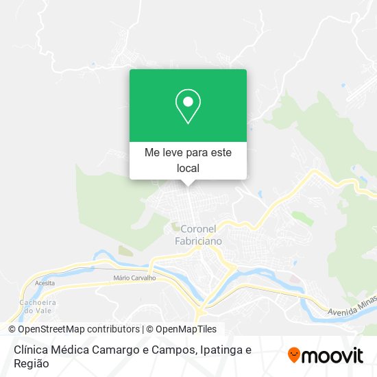 Clínica Médica Camargo e Campos mapa