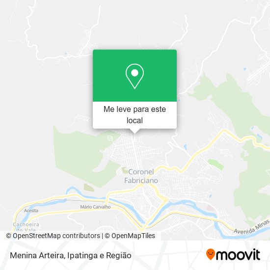 Menina Arteira mapa