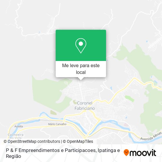 P & F Empreendimentos e Participacoes mapa