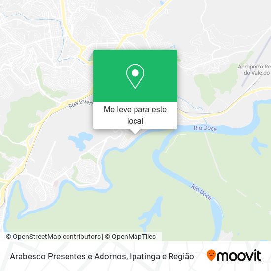 Arabesco Presentes e Adornos mapa