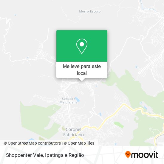 Shopcenter Vale mapa