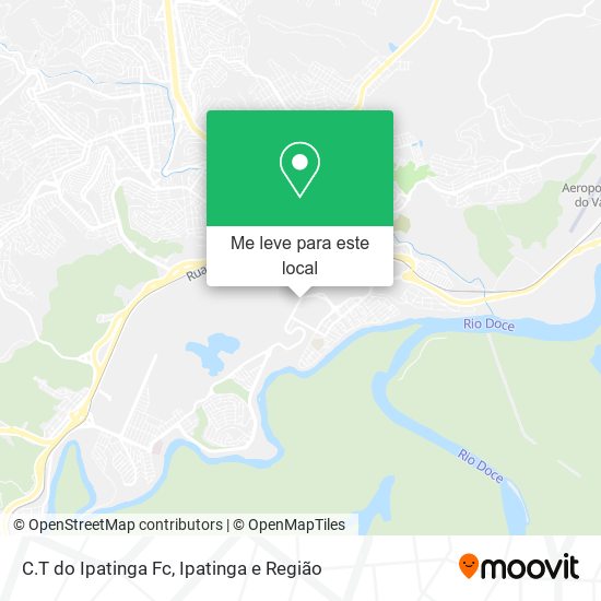 C.T do Ipatinga Fc mapa