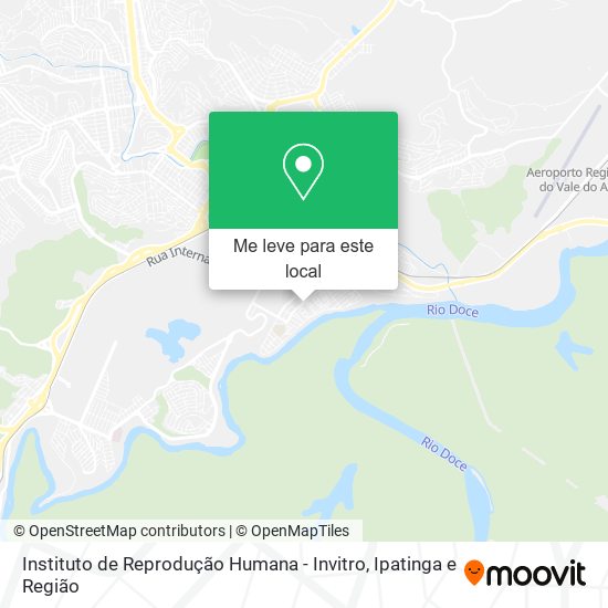 Instituto de Reprodução Humana - Invitro mapa