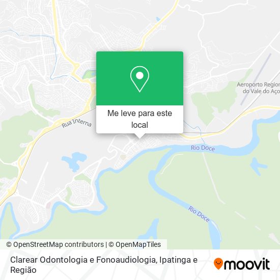 Clarear Odontologia e Fonoaudiologia mapa