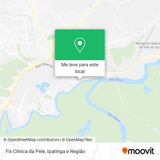 Fix Clínica da Pele mapa