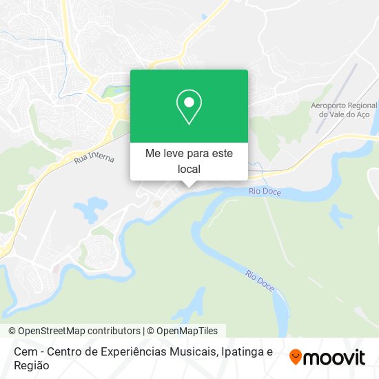 Cem - Centro de Experiências Musicais mapa