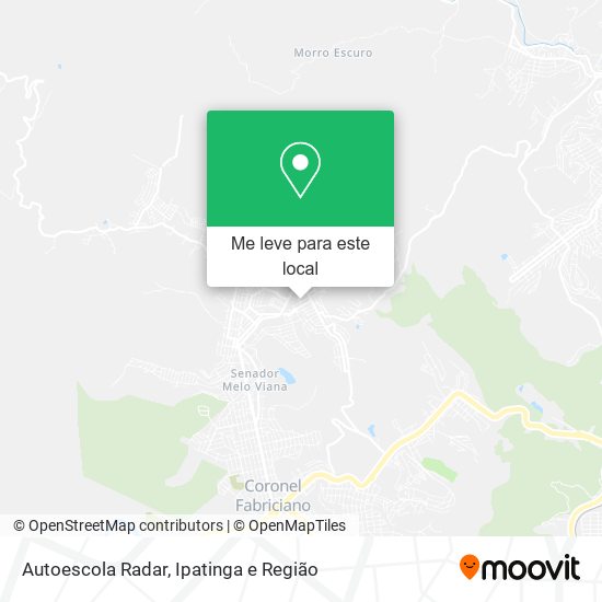 Autoescola Radar mapa