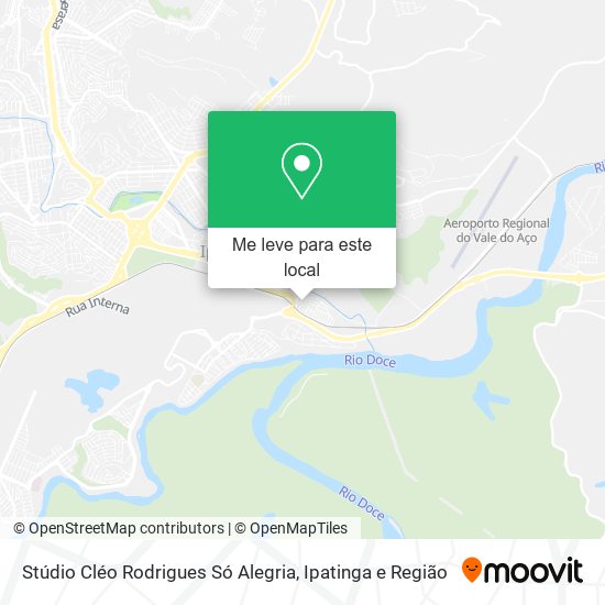 Stúdio Cléo Rodrigues Só Alegria mapa