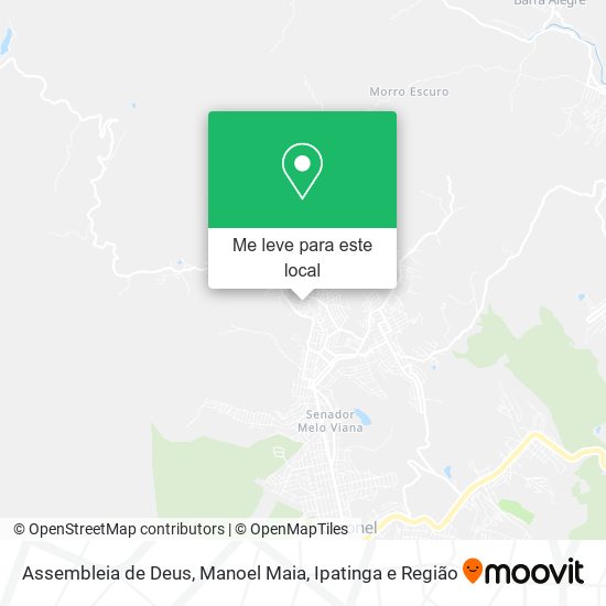 Assembleia de Deus, Manoel Maia mapa