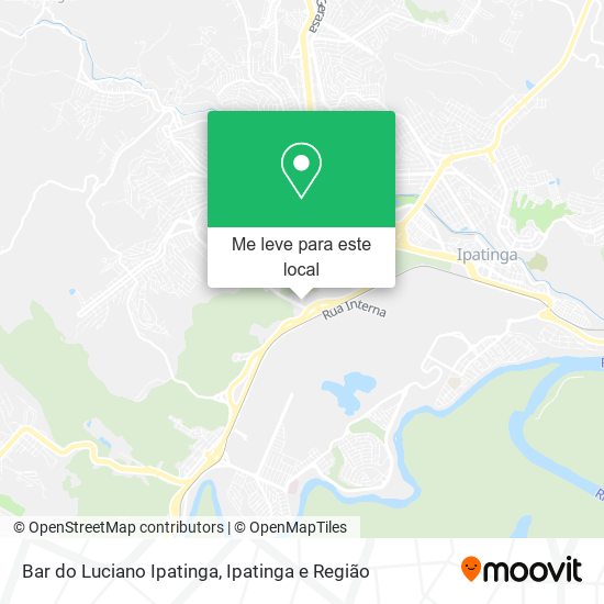 Bar do Luciano Ipatinga mapa