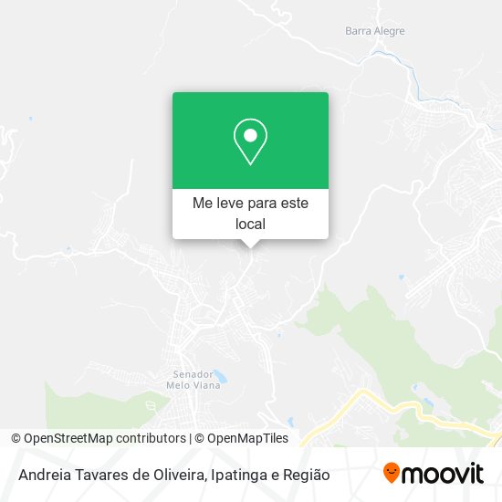 Andreia Tavares de Oliveira mapa