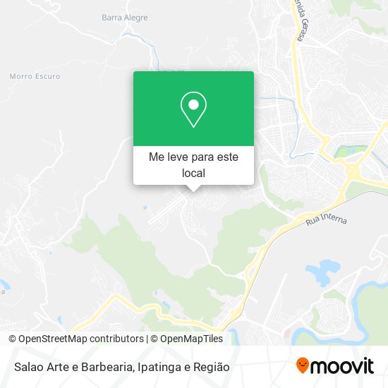 Salao Arte e Barbearia mapa