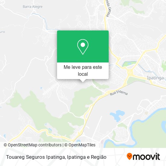 Touareg Seguros Ipatinga mapa