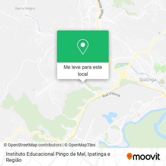 Instituto Educacional Pingo de Mel mapa