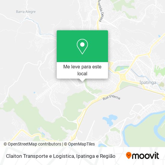 Claiton Transporte e Logistica mapa