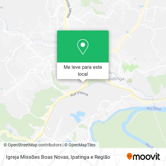 Igreja Missões Boas Novas mapa