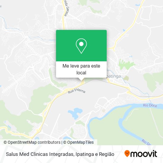 Salus Med Clinicas Integradas mapa
