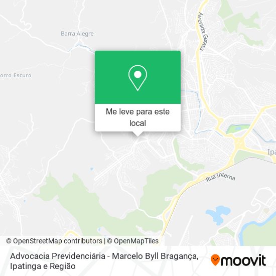 Advocacia Previdenciária - Marcelo Byll Bragança mapa