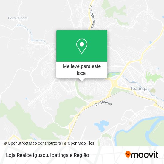 Loja Realce Iguaçu mapa