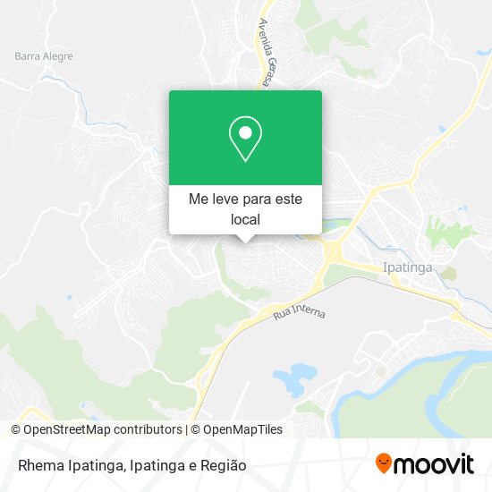 Rhema Ipatinga mapa