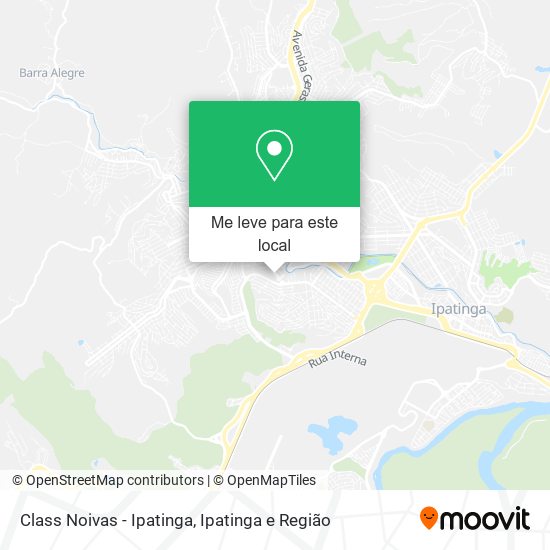 Class Noivas - Ipatinga mapa