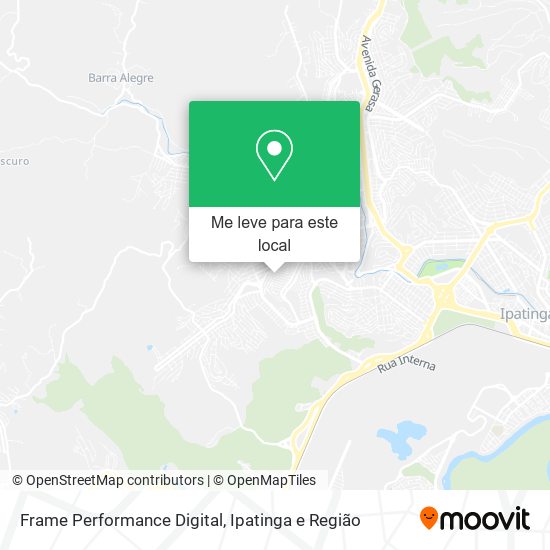 Frame Performance Digital mapa