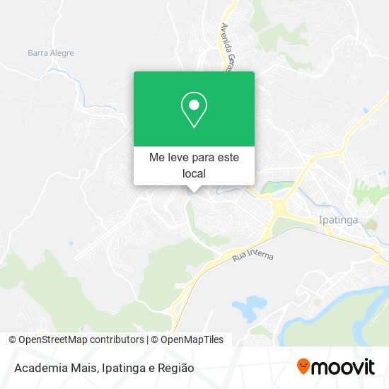 Academia Mais mapa