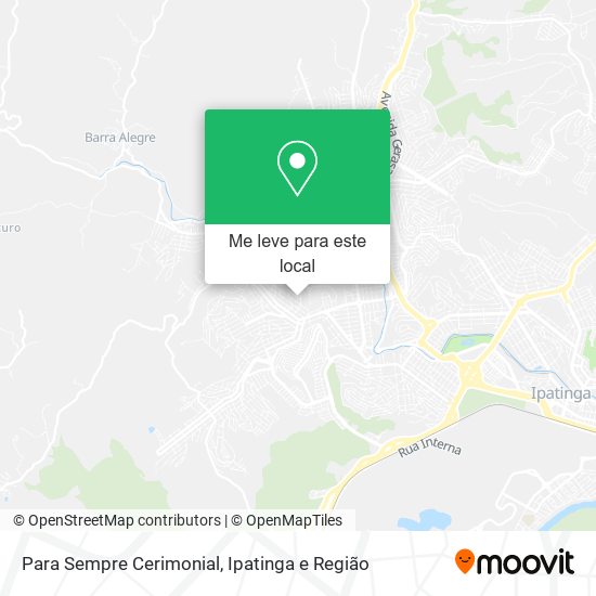 Para Sempre Cerimonial mapa