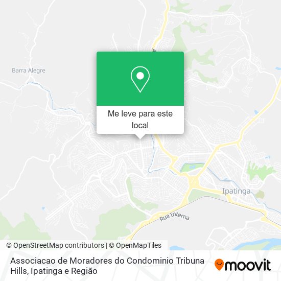 Associacao de Moradores do Condominio Tribuna Hills mapa