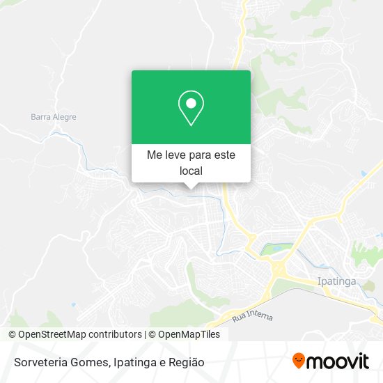 Sorveteria Gomes mapa