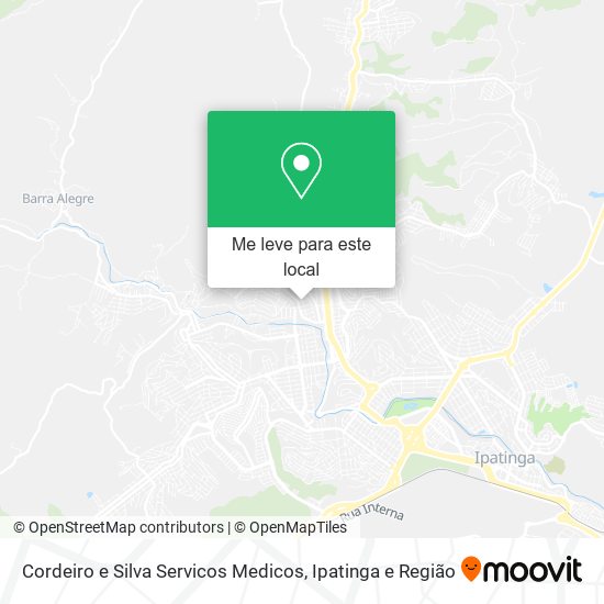 Cordeiro e Silva Servicos Medicos mapa