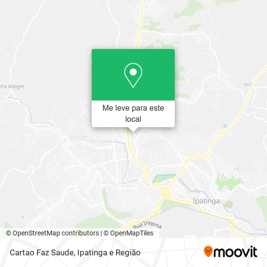 Cartao Faz Saude mapa